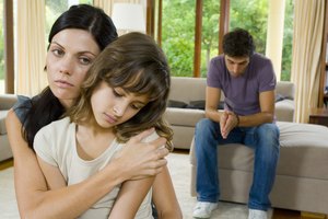 Sad family
