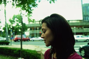 Woman with pager