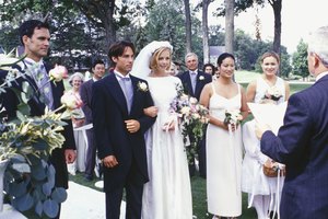 Wedding ceremony, outdoors