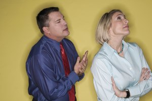 Couple in disagreement